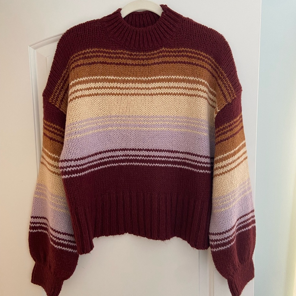 Anthropologie Striped Amber Knit Sweater - Picture 4 of 7